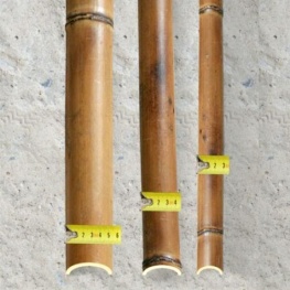 Половинка бамбука обожжен.d 50-60 мм, L=2.8-3м