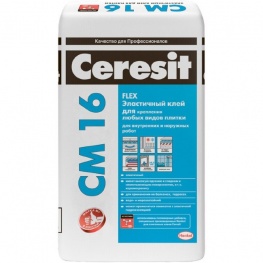 Клей Ceresit СМ16  эластичный, для плитки 25кг