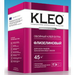 Клей Kleo Extra 45 для флизелиновых обоев сыпучий с индикатором
