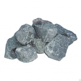 Камни для бани Базальт колотый мешок 10,0кг 