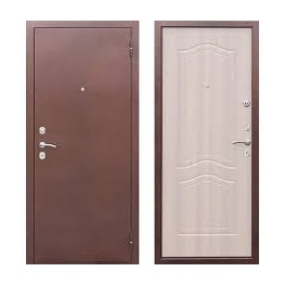 Дверь металлическая Страж 2К 1512 Беленый дуб 860 правая