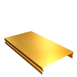 Рейка потолочная Delta-100 GP золото (l=4м)